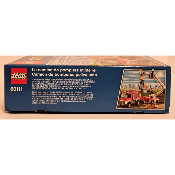 FIRE UTILITY TRUCK Lego City LEGO Set #60111 NEW Sealed RETIRED Unopened - Picture 10 of 15